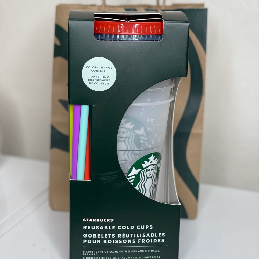 Starbucks summer 2021 color changing cups